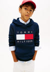 Tommy Hilfiger Kids Heritage Flag Hoodie, Navy