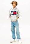 Tommy Hilfiger Kids Heritage Flag Hoodie, Grey