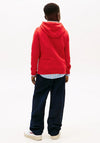 Tommy Hilfiger Kids Heritage Flag Hoodie, Red
