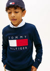 Tommy Hilfiger Kids Heritage Flag Sweater, Navy