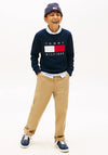 Tommy Hilfiger Kids Heritage Flag Sweater, Navy