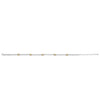 Kurate CZ X Bracelet, Silver & Gold