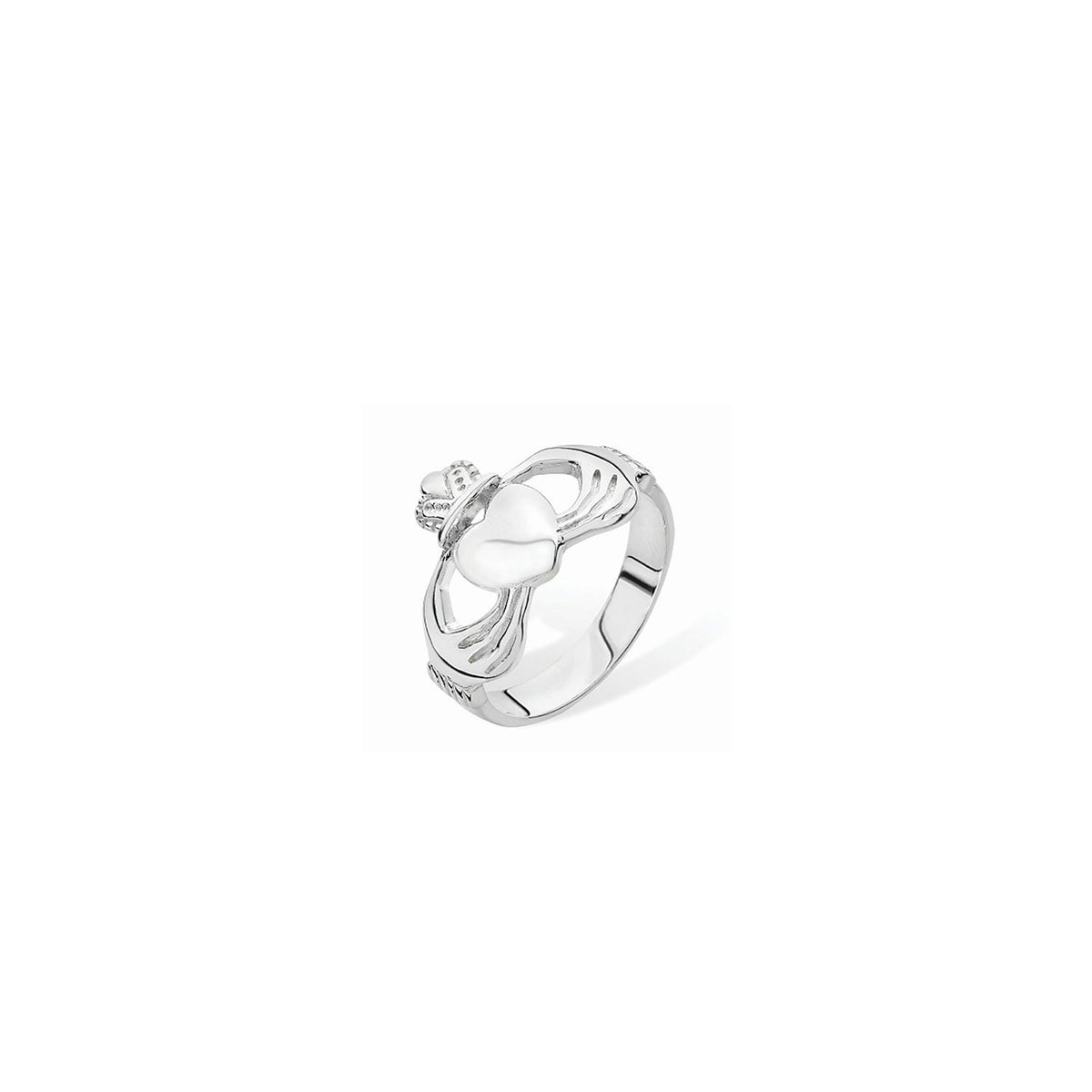 Kurate Gents Claddagh Ring, Silver