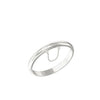 Kurate Hinged Baby Bangle, Silver