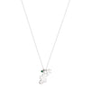 Kurate Ireland Charm Necklace, Silver