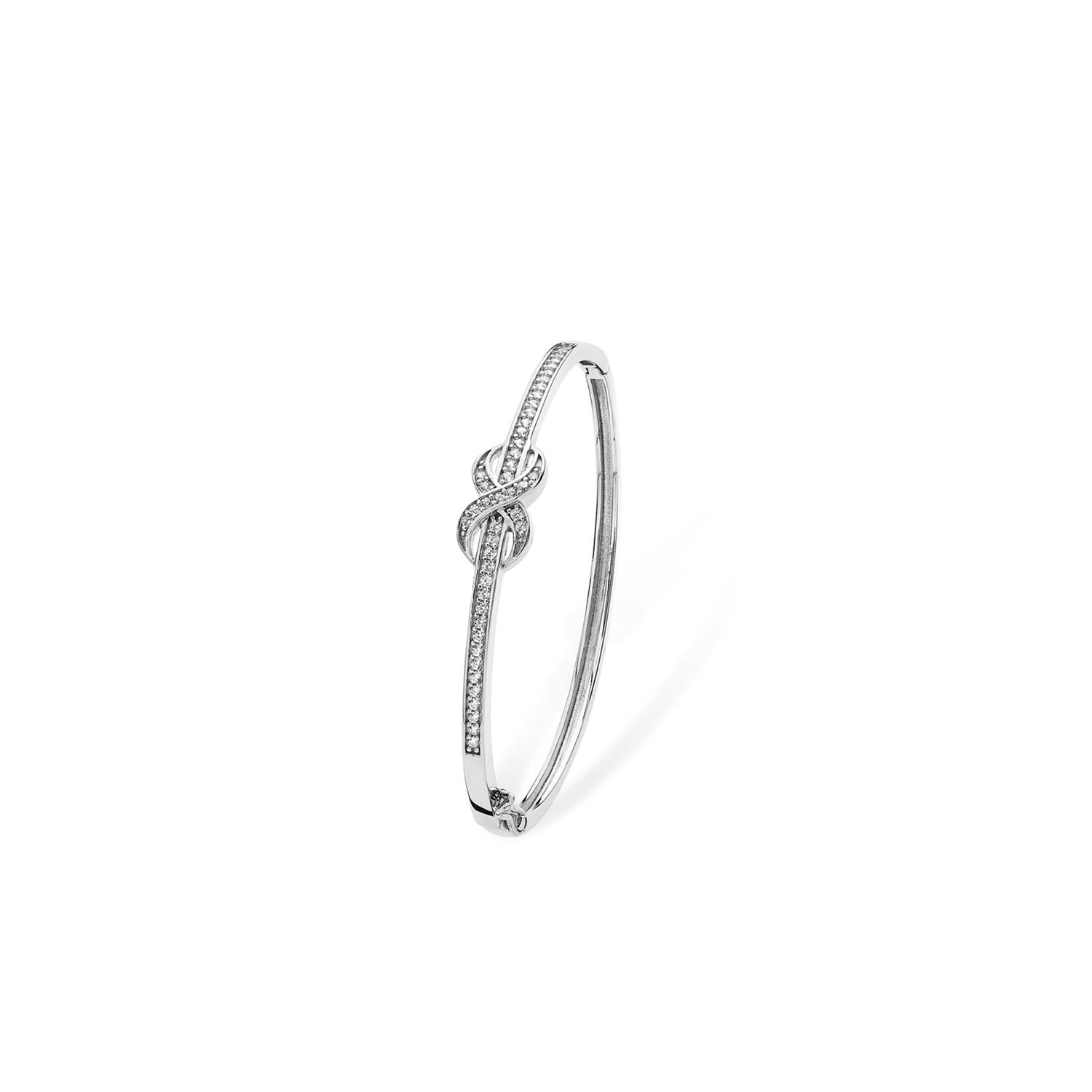 Kurate Kids Infinity Bangle, Silver - McElhinneys