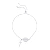 Kurate Miraculous Medal Bracelet, Silver