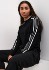 Kaffe Contrast Trim Sweater, Black