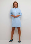 Kaffe Milla Linen Blend Shirt Dress, Windsurfer