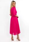 Kate & Pippa Audrey Polka Dot Maxi Dress, Pink