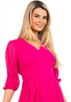 Kate & Pippa Audrey Polka Dot Maxi Dress, Pink