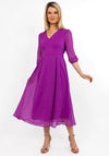 Kate & Pippa Audrey Polka Dot Maxi Dress, Purple
