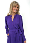 Kate & Pippa Capri Midi Shirt Dress, Purple