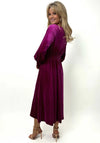 Kate & Pippa Ellen Velvet Rhinestone Dress, Pink