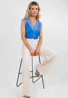 Kate & Pippa Lauren Lace Cami Top, Blue