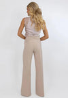 Kate & Pippa Palermo Wide Leg Trousers, Beige
