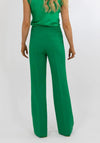 Kate & Pippa Palermo Wide Leg Trousers, Emerald Green