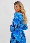 Kate & Pippa Streasa Floral Print Maxi Dress, Blue