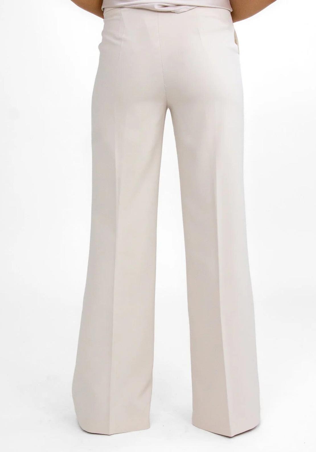 Kate & Pippa Palermo Wide Leg Trousers, Cream