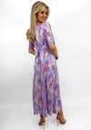 Kate & Pippa Alana Knot Print Midi Dress, Lilac Multi