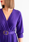 Kate & Pippa Positano Midi Dress, Purple Multi