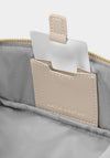 Katie Loxton Fold-Out Mirror Makeup Bag, Beige