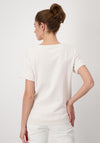 Monari Short Sleeve Print T-Shirt, Beige
