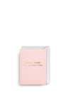 Lagom Design Small Card Big Thank You Mini Greeting Card