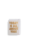 Lagom Design Today is All About You! Mini Greeting Card