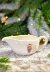 CHRISTMAS HIGHLAND COW STONEWARE