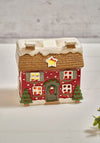 HOLLY COTTAGE STONEWARE HOUSE WAX MELT BURNER