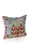 CHRISTMAS COTTAGE PRINTED CUSHION