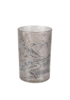 Large Alpine Village Hurricane Candle Holder
