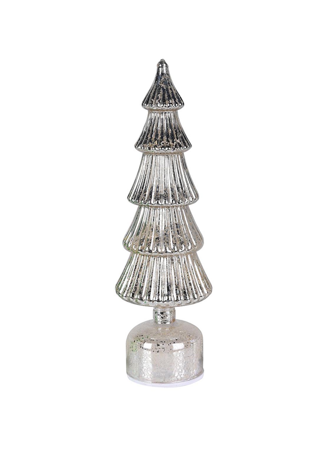 Silver Large LED Rotating Tree