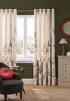 Laura Ashley Attleton Lined Eyelet 88x90” Curtains, Multi