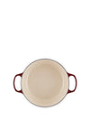 Le Creuset Signature Collection 5.3L Round Casserole Dish, Garnet