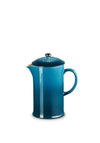 Le Creuset Stoneware French Press Cafetiere, Deep Teal