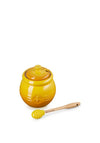 Le Creuset Stoneware Honey Pot with Dipper, Yellow