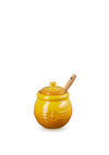 Le Creuset Stoneware Honey Pot with Dipper, Yellow