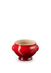 Le Creuset Stoneware Lion Head Soup Bowl, Cerise