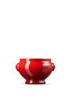 Le Creuset Stoneware Lion Head Soup Bowl, Cerise