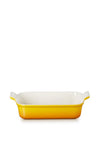 Le Creuset Medium Stoneware Heritage Rectangle Dish 26cm, Nectar