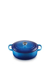 Le Creuset Signature Collection 4.1L Oval Casserole Dish, Azure Blue