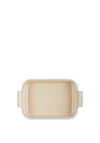 Le Creuset Medium Stoneware Heritage Rectangle Dish 26cm, Azure Blue