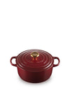 Le Creuset Signature Collection Round 4.2L Casserole Dish, Garnet