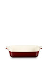 Le Creuset Stoneware Heritage 4L Rectangular Dish, Garnet