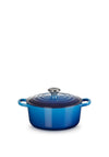 Le Creuset Signature Collection Round 4.2L Casserole Dish, Azure Blue