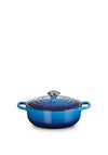 Le Creuset Signature Collection Cast Iron 3.4L Sauteuse Oven Dish, Azure Blue