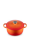 Le Creuset Signature Collection Round 4.2L Casserole Dish, Volcanic