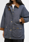 Barbour Womens Asker Denim Jacket, Blue